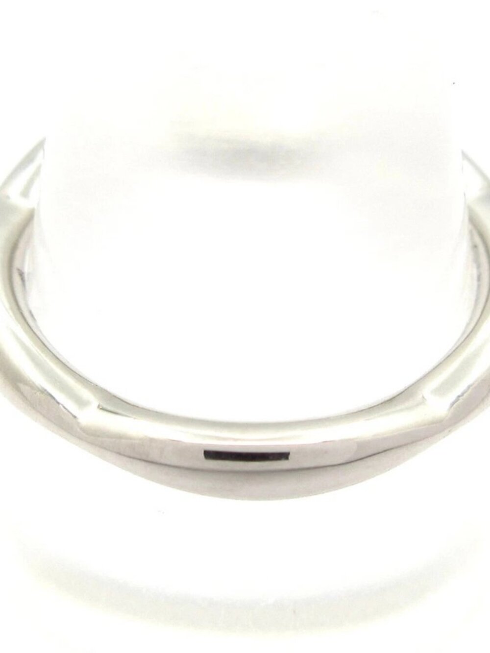 CHANEL Camellia Collection Half Eternity Ring J10835 Pt950 Diamond Ring - Picture 3 of 7
